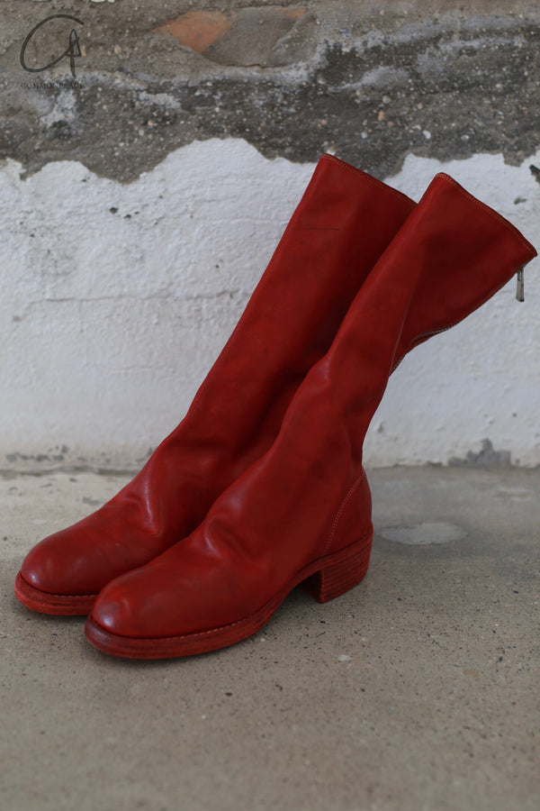 GUIDI 798Z soft horse leather thick-soled lace-up boots Italy GD-789Z-1006T